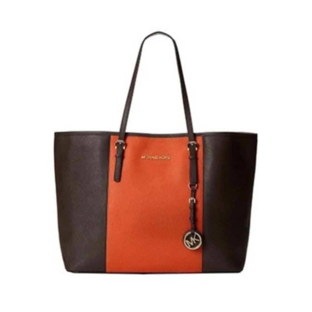 Michael Kors Jet Set Color Block Travel Tote